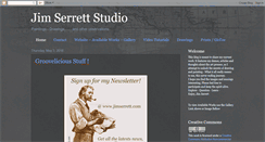 Desktop Screenshot of jimserrettstudio.com